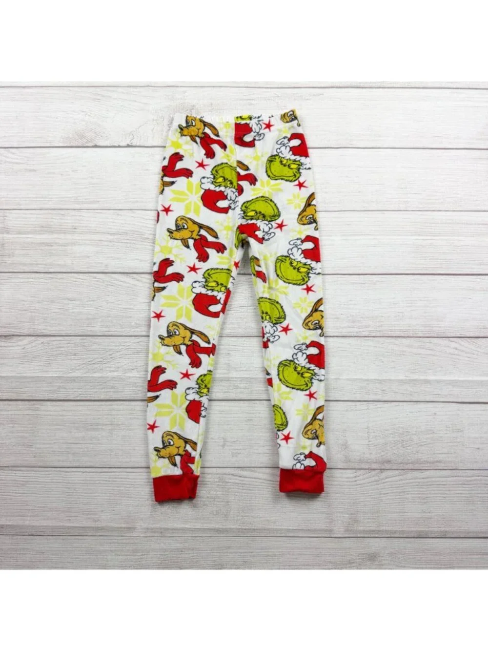 Dr. Seuss The Grinch Kids Pajama Set Holiday Max Character Print Sleepwear 6